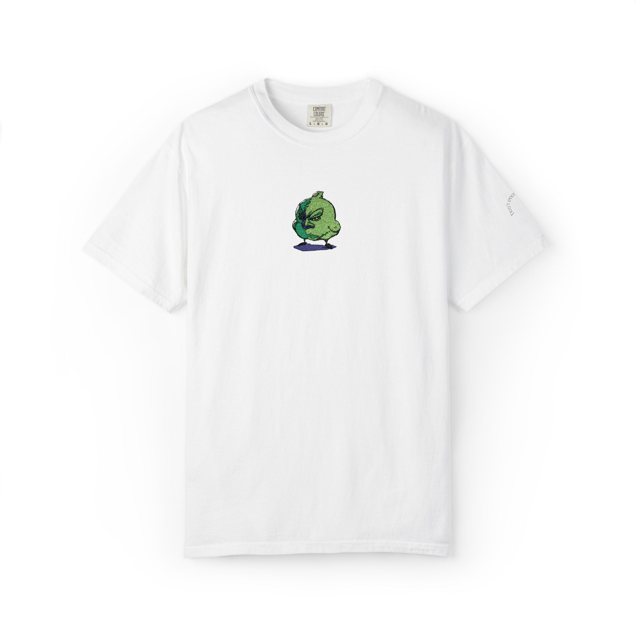 Embroidered Grumpy Bird Tee