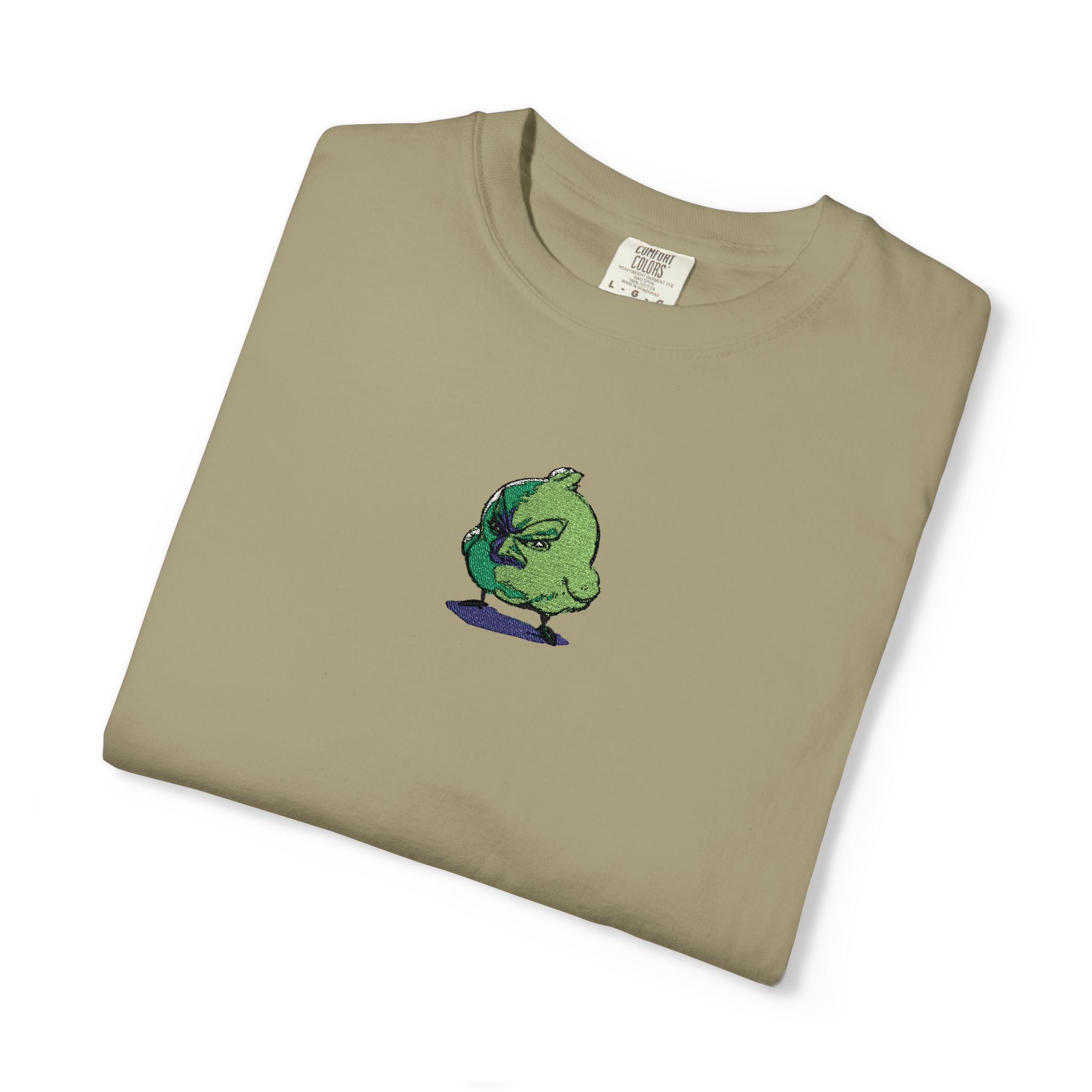 Embroidered Grumpy Bird Tee