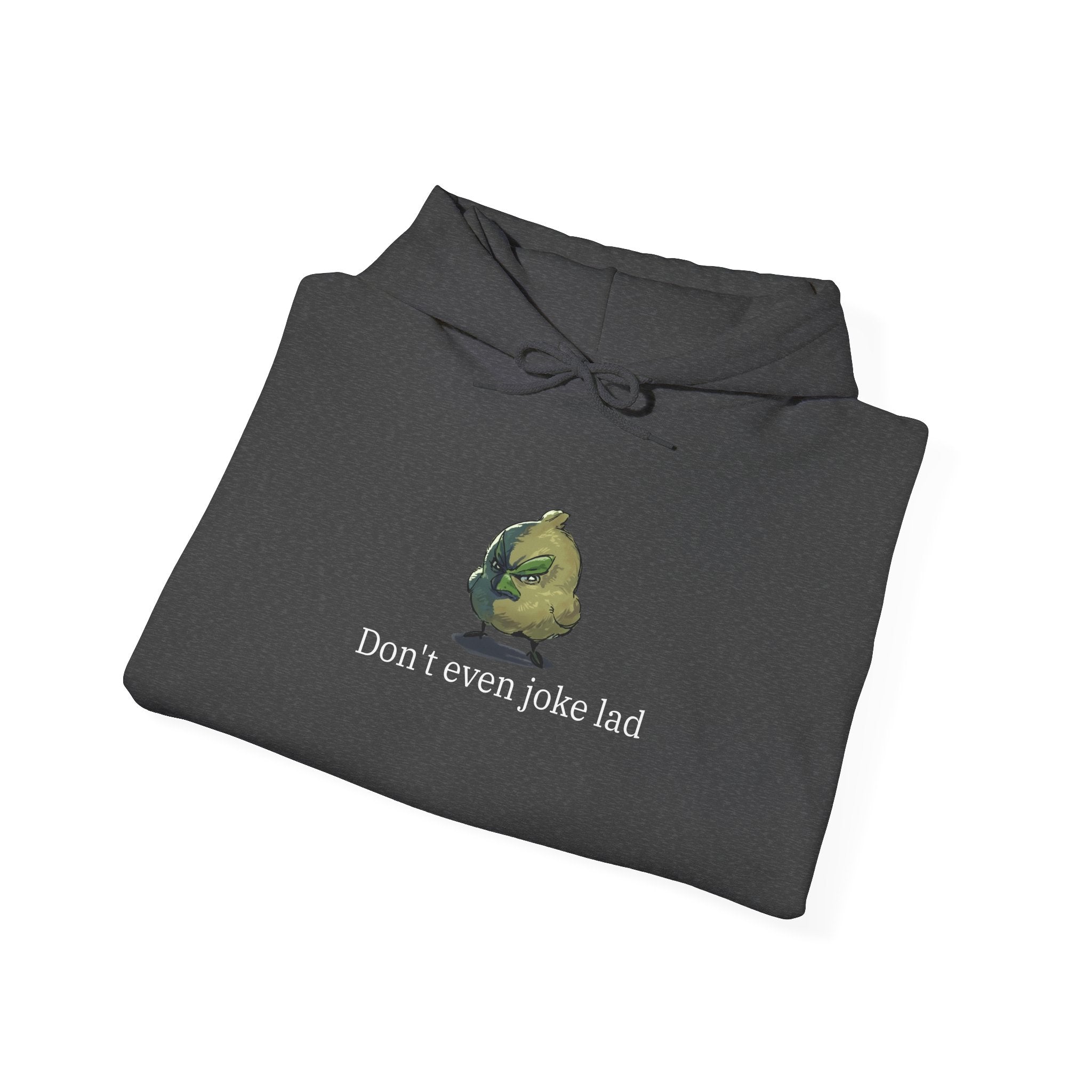 Grumpy Bird Hoodie Print