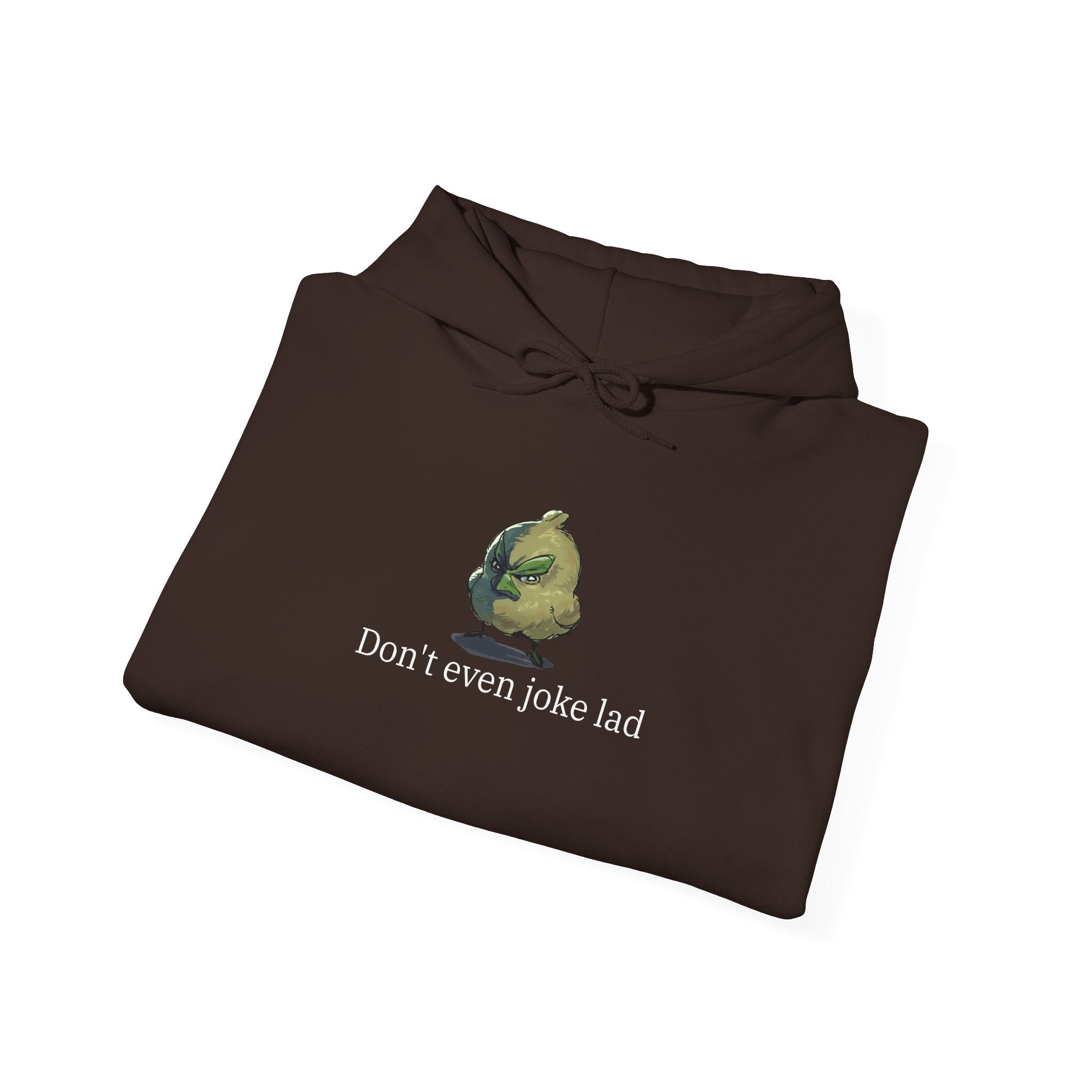 Grumpy Bird Hoodie Print