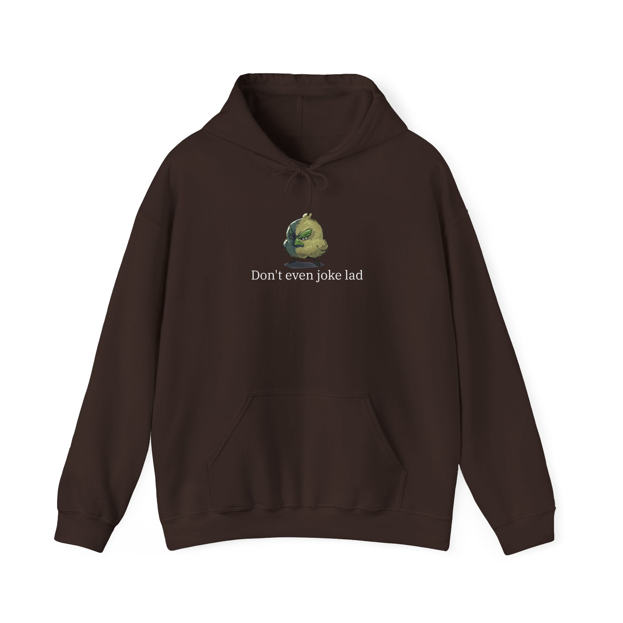 Grumpy Bird Hoodie Print