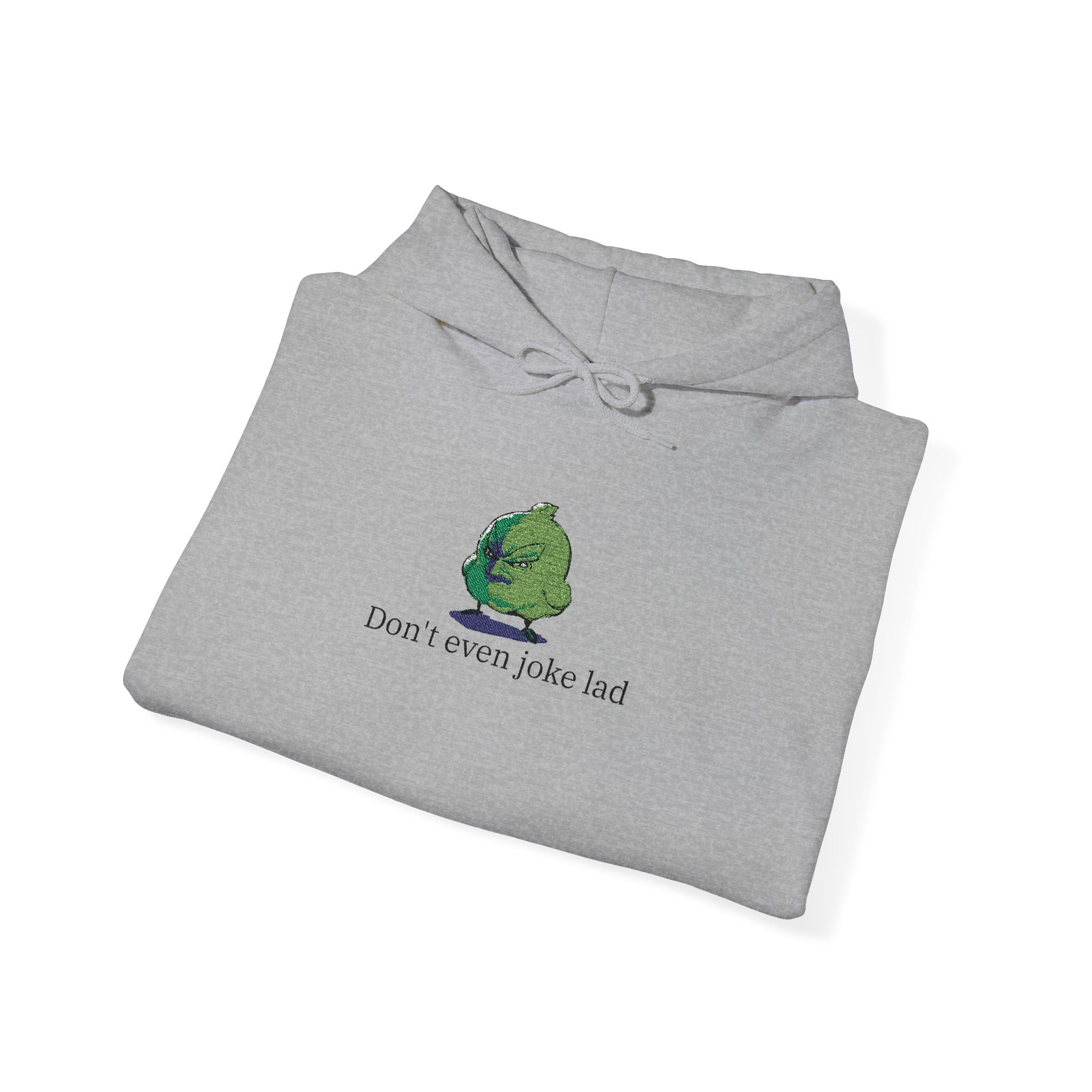 Embroidered Grumpy Bird Hoodie