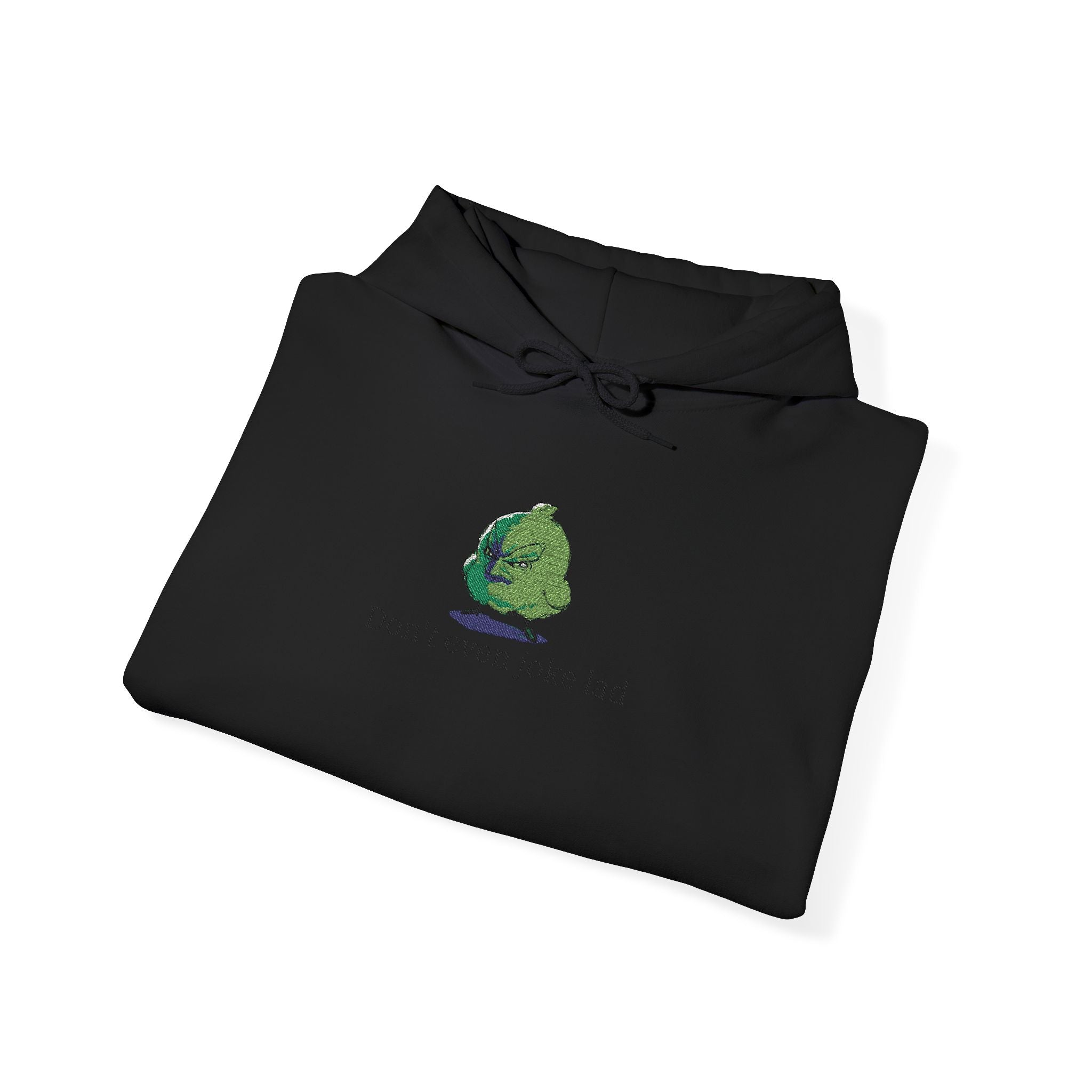 Embroidered Grumpy Bird Hoodie