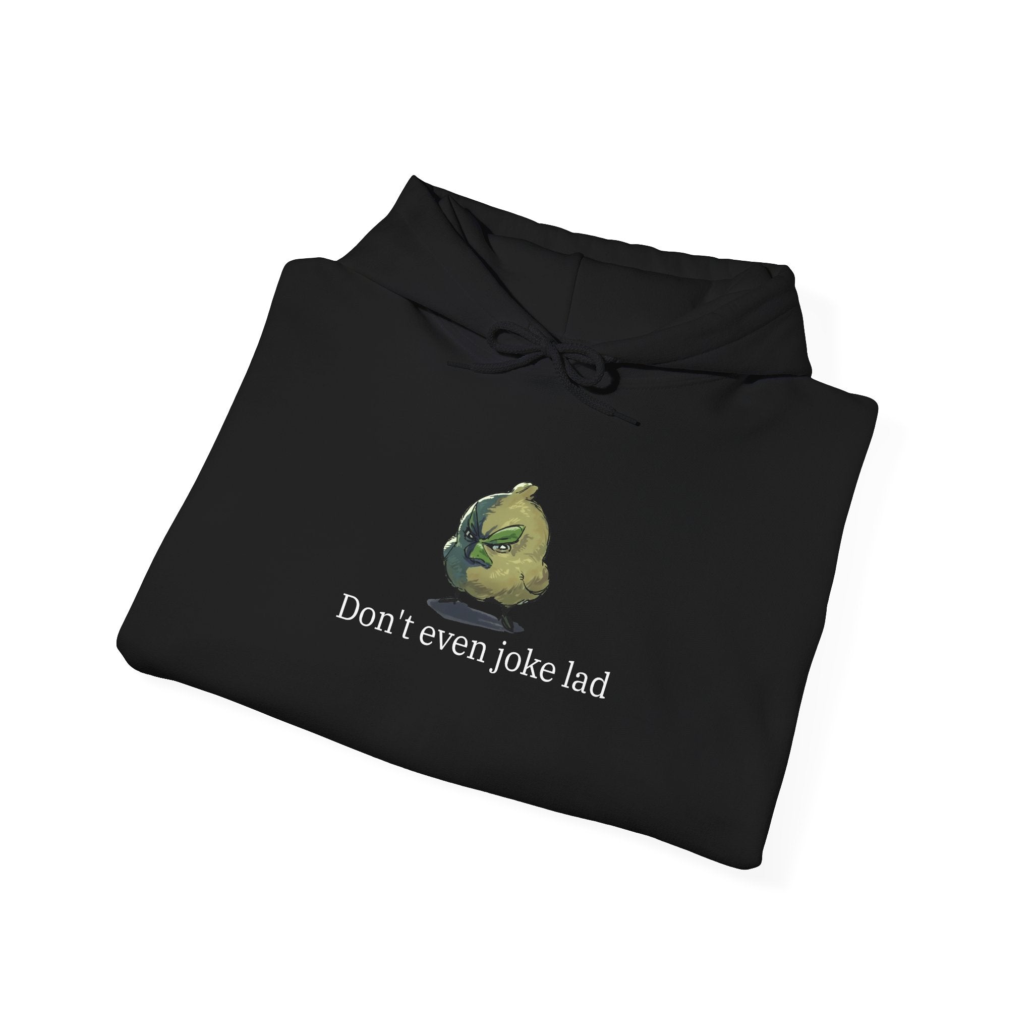 Grumpy Bird Hoodie Print